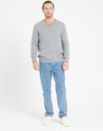 Pure Cashmere 4 ply V-Neck Sweater (Luke 13)