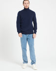 Pure Cashmere 4 ply Turtleneck Sweater (Luke 15)