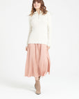 Pure Cashmere 2 ply Zip Neck Ribbed Sweater (Mia 4)