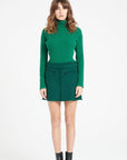 Pure Cashmere Turtleneck Ribbed Sweater (Mia 5)