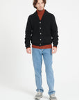 Pure Cashmere 4 ply Shawl Collar Cardigan (Zach 4)
