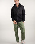 Deeluxe Flayed Fleece Zip Hood
