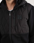 Deeluxe Flayed Fleece Zip Hood