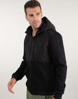 Deeluxe Flayed Fleece Zip Hood