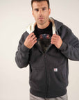 Deeluxe Chilling Fleece Zip Hood