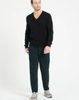Pure Cashmere 2 Ply V-Neck Sweater (Luke 1)