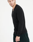 Pure Cashmere 2 Ply V-Neck Sweater (Luke 1)