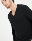 Pure Cashmere 2 Ply V-Neck Sweater (Luke 1)