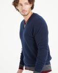 Pure Cashmere 2 Ply V-Neck Sweater (Luke 1)