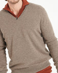 Pure Cashmere 2 Ply V-Neck Sweater (Luke 1)