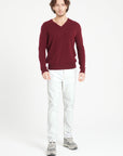 Pure Cashmere 2 Ply V-Neck Sweater (Luke 1)