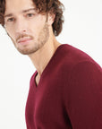 Pure Cashmere 2 Ply V-Neck Sweater (Luke 1)