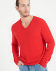 Pure Cashmere 2 Ply V-Neck Sweater (Luke 1)