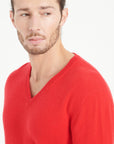 Pure Cashmere 2 Ply V-Neck Sweater (Luke 1)