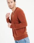 Pure Cashmere 2 Ply V-Neck Sweater (Luke 1)