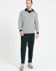 Pure Cashmere 2 Ply Long Sleeve Polo Shirt (Luke 5)