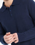 Pure Cashmere 2 Ply Long Sleeve Polo Shirt (Luke 5)