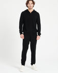 Pure Cashmere 2 Ply Zipped Hoodie (Luke 6)