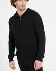 Pure Cashmere 2 Ply Zipped Hoodie (Luke 6)
