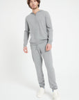 Pure Cashmere 2 Ply Zipped Hoodie (Luke 6)