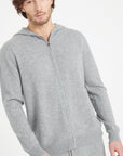 Pure Cashmere 2 Ply Zipped Hoodie (Luke 6)