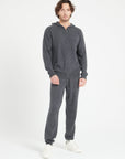 Pure Cashmere 2 Ply Zipped Hoodie (Luke 6)