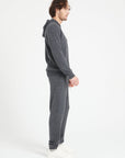 Pure Cashmere 2 Ply Zipped Hoodie (Luke 6)