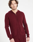 Pure Cashmere 2 Ply Zipped Hoodie (Luke 6)