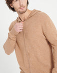 Pure Cashmere 2 Ply Zipped Hoodie (Luke 6)