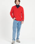 Pure Cashmere 2 Ply Zipped Hoodie (Luke 6)