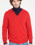 Pure Cashmere 2 Ply Zipped Hoodie (Luke 6)