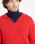 Pure Cashmere 2 Ply Zipped Hoodie (Luke 6)