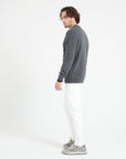 Pure Cashmere Bomber Neck Cardigan (Luke 10)