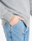 Pure Cashmere 4 ply V-Neck Sweater (Luke 13)