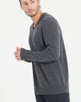 Pure Cashmere 4 ply V-Neck Sweater (Luke 13)