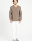 Pure Cashmere 4 ply V-Neck Sweater (Luke 13)
