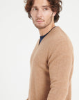 Pure Cashmere 4 ply V-Neck Sweater (Luke 13)