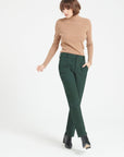 Pure Cashmere 4 ply Turtleneck Ribbed Sweater (Lilly 17)