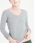 Pure Cashmere 4 Thread V-Neck Sweater (Lilly 20)