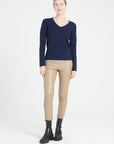 Pure Cashmere 4 Thread V-Neck Sweater (Lilly 20)