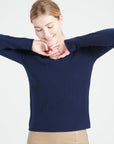 Pure Cashmere 4 Thread V-Neck Sweater (Lilly 20)