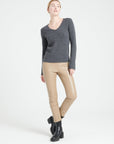 Pure Cashmere 4 Thread V-Neck Sweater (Lilly 20)
