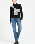 Pure Cashmere Rib Knit Turtleneck Sweater (Lilly 21)