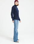 Pure Cashmere Rib Knit Turtleneck Sweater (Lilly 21)