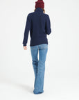 Pure Cashmere Rib Knit Turtleneck Sweater (Lilly 21)