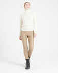 Pure Cashmere Rib Knit Turtleneck Sweater (Lilly 21)