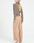 Pure Cashmere Rib Knit Turtleneck Sweater (Lilly 21)