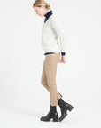 Pure Cashmere Open Knit V-Neck Sweater (Lilly 27)