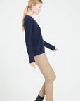 Pure Cashmere 2 ply V-Neck Sweater w/Stitch (Lilly 31)