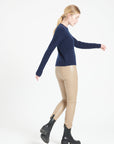 Pure Cashmere 4 ply Round Neck Sweater w/Ribbing (Lilly 32)